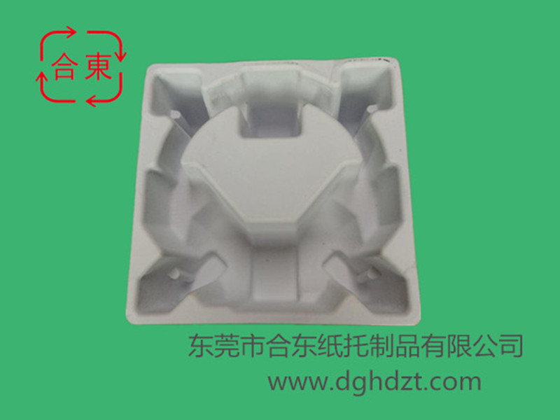 A4紙邊白色干壓紙托      耳機紙托