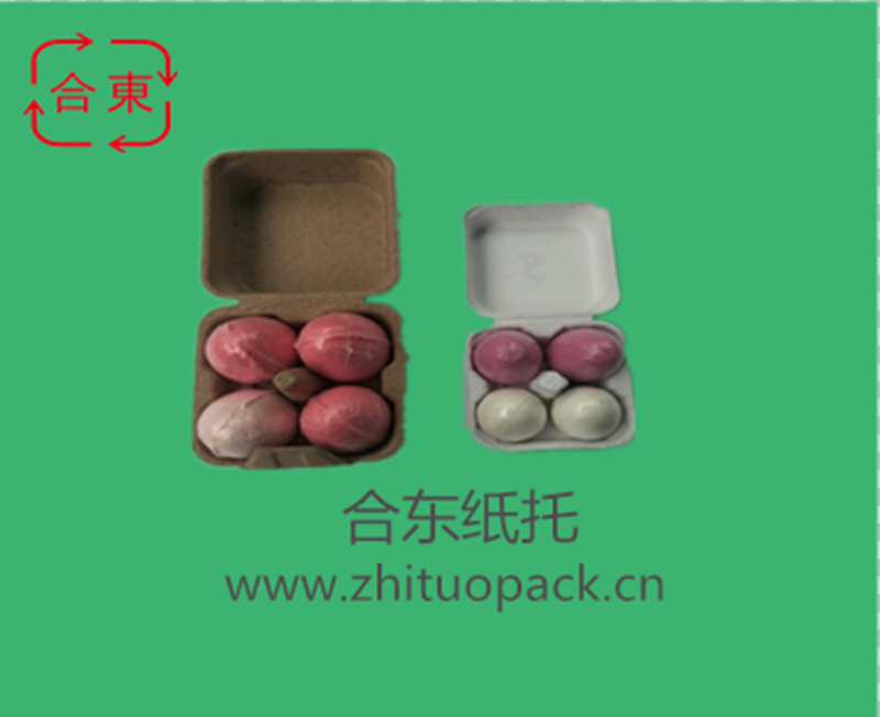 4枚紙漿蛋托