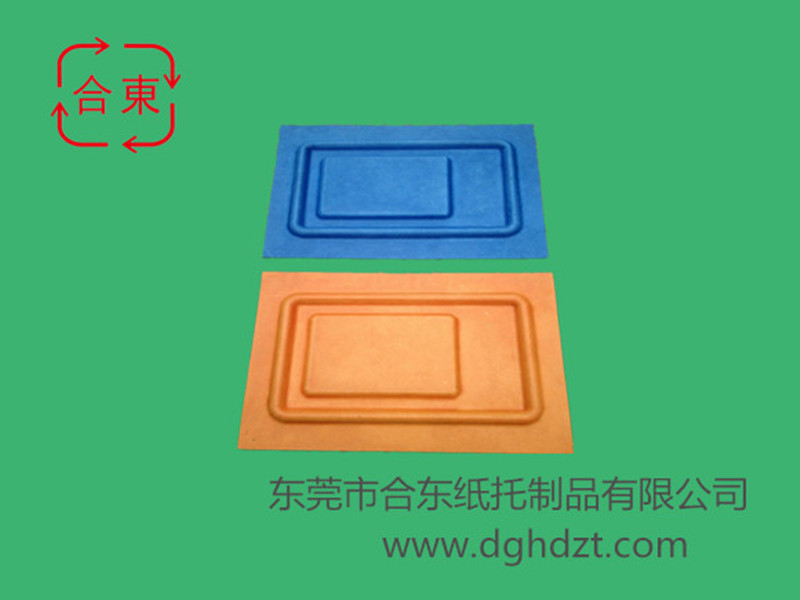 染色濕壓紙托